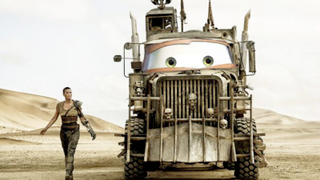 Here are the post-apocalyptic death machines of <i>Fury Road</i> but with googly Pixar eyes